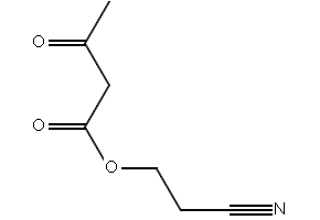 Butanoic acid, 3-oxo-,2-cyanoethyl ester structure, CAS 65193-87-5