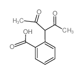 Benzoic acid, 2-(1-acetyl-2-oxopropyl)- structure, CAS 52962-26-2