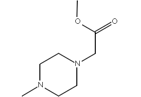 Methyl 2-(4-methylpiperazin-1-yl)acetate structure, CAS 5780-70-1