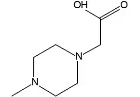 (4-Methyl-piperazin-1-yl)-acetic acid structure, CAS 54699-92-2