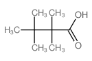Butanoic acid, 2,2,3,3-tetramethyl- structure, CAS 30407-41-1