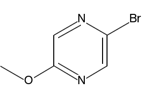 2-Bromo-5-methoxypyrazine structure, CAS 143250-10-6