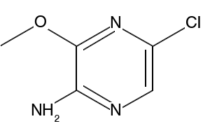 5-Chloro-3-methoxypyrazin-2-ylamine structure, CAS 874-31-7