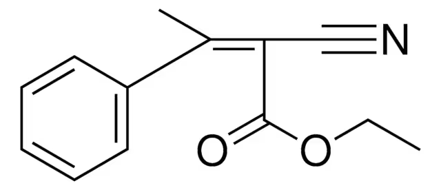 2-Butenoic acid, 3-(2-chlorophenyl)-2-cyano-, ethyl ester structure, CAS 88148-56-5