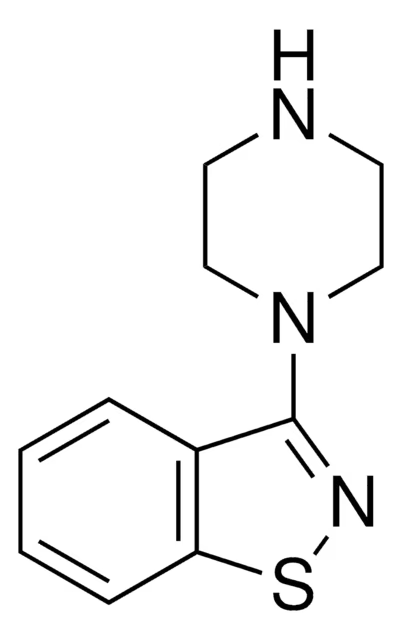 3-Piperazinyl-1,2-benzisothiazole hydrochloride structure, CAS 144010-02-6