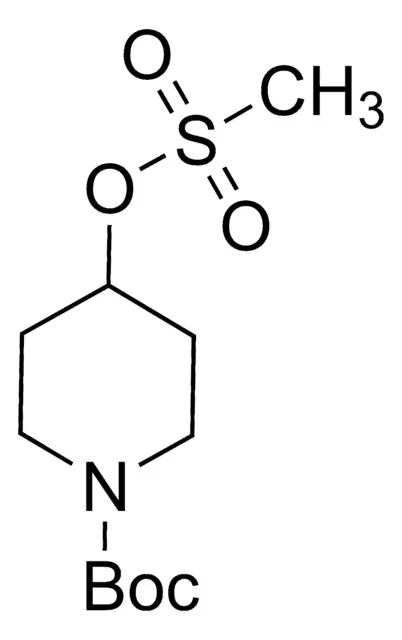 1-Boc-4-Methanesulfonyloxypiperidine structure, CAS 141699-59-4