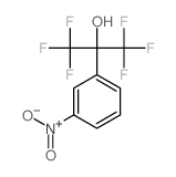 Benzenemethanol, 3-nitro-a,a-bis(trifluoromethyl)- structure, CAS 2402-65-5