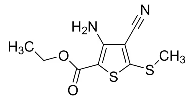 2-Butenoic acid, 3-(4-bromophenyl)-2-cyano-, ethyl ester structure, CAS 55417-64-6
