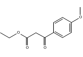 Benzenepropanoic acid, 4-methoxy-.beta.-oxo-, ethyl ester structure, CAS 2881-83-6