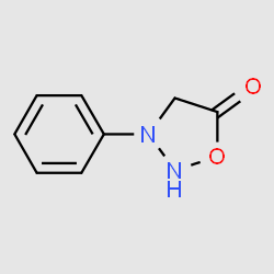 1,2,3-Oxadiazolidin-5-one, 3-phenyl- structure, CAS 412301-47-4