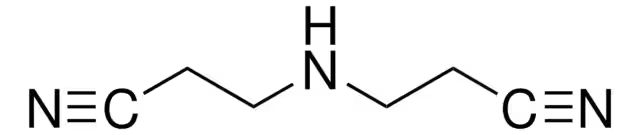 Propionitrile, b,b'-iminodi- structure, CAS 111-94-4