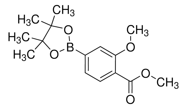 Benzoic acid, 2-methoxy-4-(4,4,5,5-tetramethyl-1,3,2-dioxaborolan-2-yl)-, methyl ester structure, CAS 603122-40-3