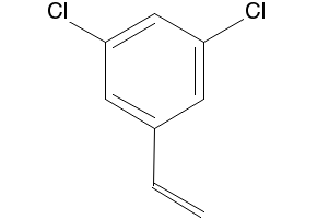 3,5-Dichlorostyrene structure, CAS 2155-42-2
