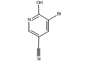 5-Bromo-6-hydroxypyridine-3-carbonitrile structure, CAS 19840-44-9