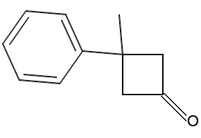 Cyclobutanone, 3-methyl-3-phenyl- structure, CAS 151990-53-3
