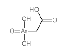 Acetic acid, arsono- structure, CAS 107-38-0