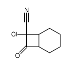 Bicyclo[4.2.0]octane-7-carbonitrile, 7-chloro-8-oxo- structure, CAS 126874-24-6