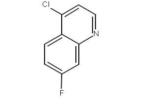 4-Chloro-7-fluoroquinoline structure, CAS 391-82-2