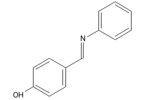(E)-4-((Phenylimino)methyl)phenol structure, CAS 2505-66-0