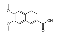 2-Naphthoic acid, 3,4-dihydro-6,7-dimethoxy- structure, CAS 53684-50-7