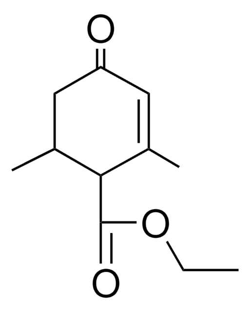 3,5-Dimethyl-4-carbethoxy-2-cyclohexen-1-one structure, CAS 6102-15-4