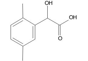 2,5-Dimethylmandelic acid structure, CAS 5766-40-5