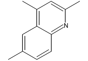 2,4,6-Trimethylquinoline structure, CAS 2243-89-2