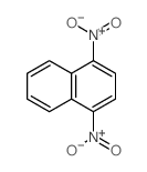 Naphthalene, 1,4-dinitro- structure, CAS 6921-26-2