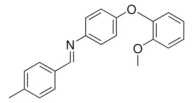 (E)-N-(2-Methylbenzylidene)aniline structure, CAS 34143-82-3