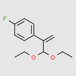 Benzene, 1-[1-(diethoxymethyl)ethenyl]-4-fluoro- structure, CAS 173960-60-6