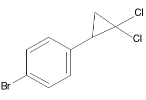 Benzene, 1-(2,2-dichlorocyclopropyl)-4-methyl- structure, CAS 17343-70-3