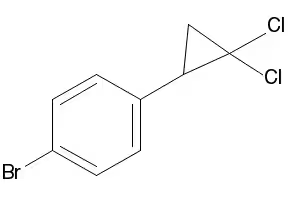 Benzene, 1-(2,2-dichlorocyclopropyl)-4-methoxy- structure, CAS 38365-53-6