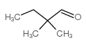 Butanal, 2,2-dimethyl- structure, CAS 2094-75-9