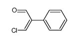 Benzeneacetaldehyde, .alpha.-(chloromethylene)- structure, CAS 53913-71-6