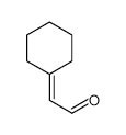 Acetaldehyde, 2-cyclohexylidene- structure, CAS 1713-63-9