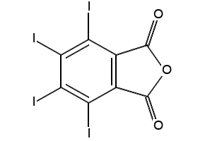 1,3-Isobenzofurandione, 4,5,6,7-tetraiodo- structure, CAS 632-80-4