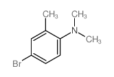 Benzenamine, 4-bromo-N,N,2-trimethyl- structure, CAS 50638-49-8