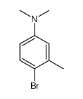 Benzenamine, 4-bromo-N,N,3-trimethyl- structure, CAS 50638-50-1