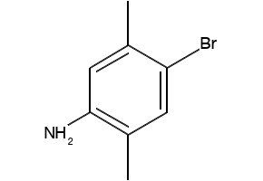 Benzenamine, 4-bromo-2,5-dimethyl- structure, CAS 30273-40-6