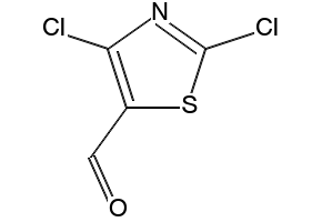 2,4-Dichloro-5-thiazolecarboxaldehyde structure, CAS 92972-48-0