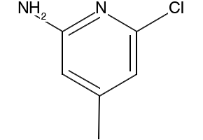 2-Amino-6-chloro-4-picoline structure, CAS 51564-92-2