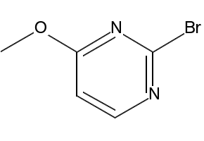 2-Bromo-6-methoxypyrimidine structure, CAS 944709-74-4