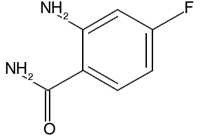 2-Amino-4fluorobenzamide structure, CAS 119023-25-5