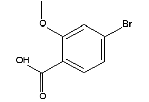 4-Bromo-2-methoxybenzoic acid structure, CAS 72135-36-5