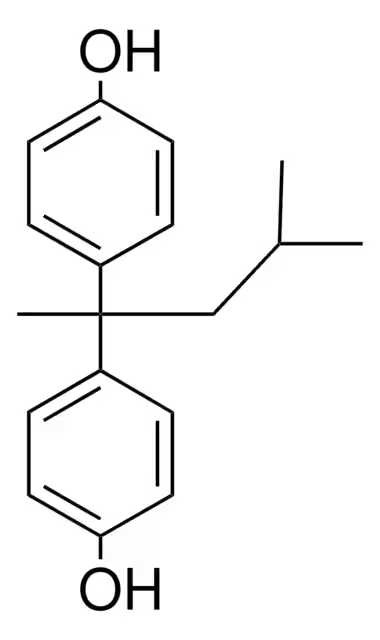 4,4'-(4-Methylpentane-2,2-diyl)diphenol structure, CAS 6807-17-6