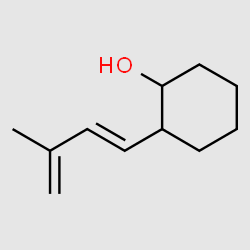 (E)-2-(3-Methylbuta-1,3-dienyl)cyclohexanol structure, CAS 344905-73-3