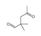 2,2-Dimethyl-4-oxopentanal structure, CAS 61031-76-3