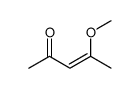 4-Methoxy-3-penten-2-one structure, CAS 2845-83-2