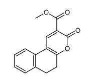 Methyl 3-oxo-5,6-dihydro-3H-benzo[f]chromene-2-carboxylate structure, CAS 85531-79-9