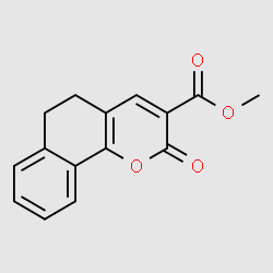 Methyl 2-oxo-5,6-dihydro-2H-benzo[h]chromene-3-carboxylate structure, CAS 82699-08-9